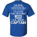 I Am The Storm - Army Captain CustomCat