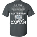 I Am The Storm - Army Captain CustomCat