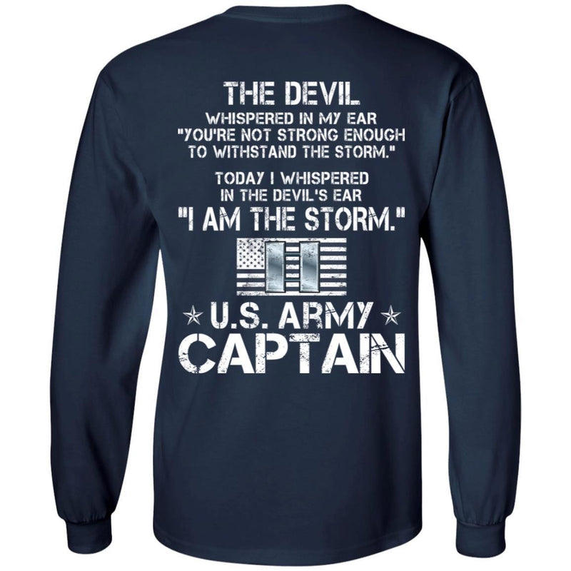 I Am The Storm - Army Captain CustomCat