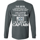 I Am The Storm - Army Captain CustomCat