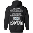 I Am The Storm - Army Captain CustomCat