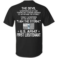 I Am The Storm - Army First Lieutenant CustomCat