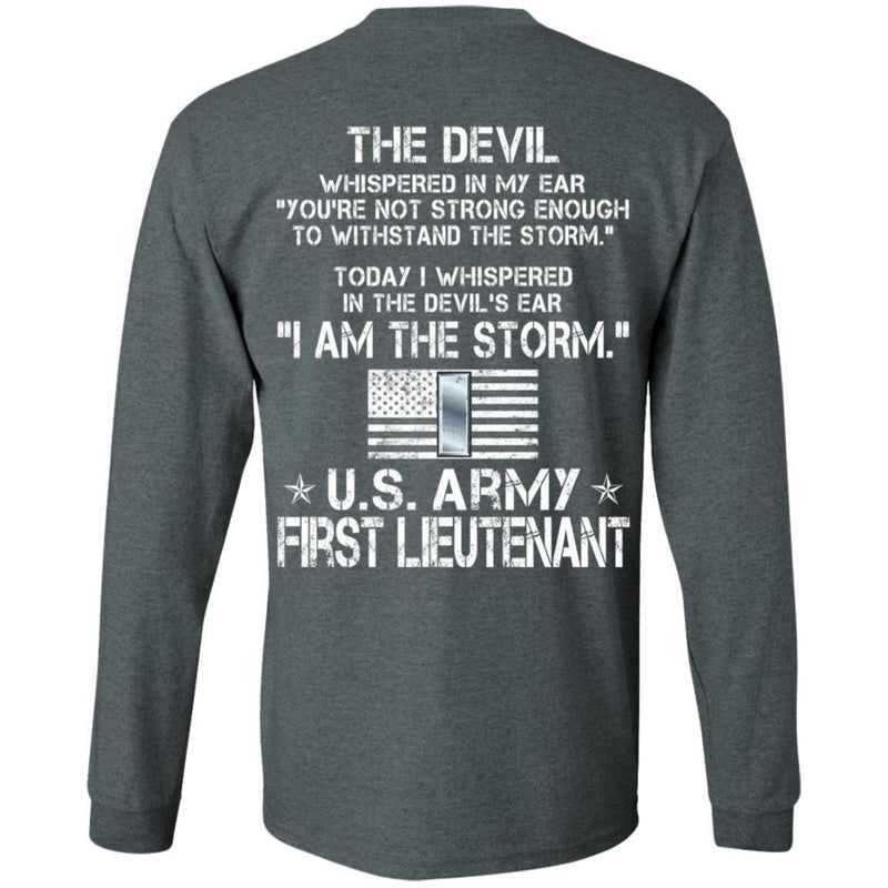 I Am The Storm - Army First Lieutenant CustomCat