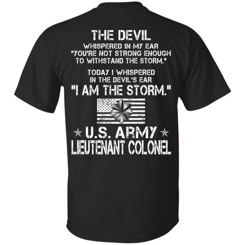 I Am The Storm - Army Lieutenant Colonel CustomCat