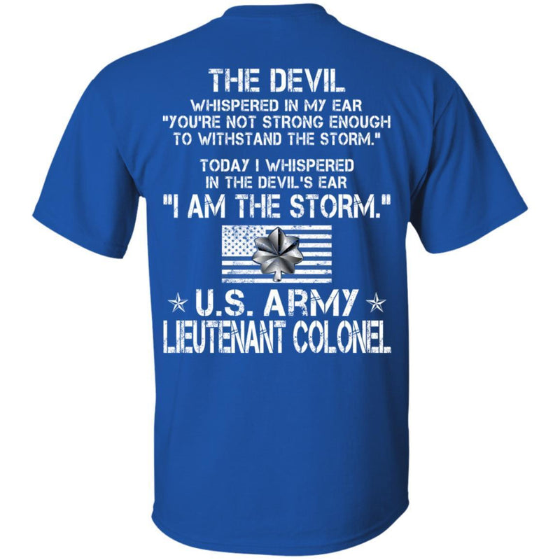 I Am The Storm - Army Lieutenant Colonel CustomCat