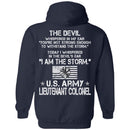 I Am The Storm - Army Lieutenant Colonel CustomCat