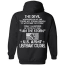 I Am The Storm - Army Lieutenant Colonel CustomCat