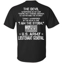 I Am The Storm - Army Lieutenant General CustomCat