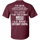 I Am The Storm - Army Lieutenant General CustomCat