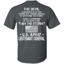 I Am The Storm - Army Lieutenant General CustomCat