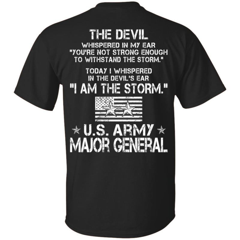 I Am The Storm - Army Major General CustomCat