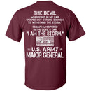 I Am The Storm - Army Major General CustomCat