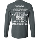 I Am The Storm - Army Major General CustomCat