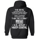 I Am The Storm - Army Major General CustomCat
