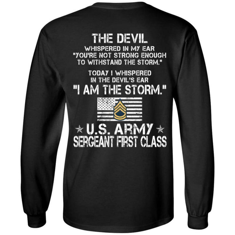 I Am The Storm - Army Sergeant First class CustomCat