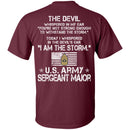 I Am The Storm - Army Sergeant Major CustomCat