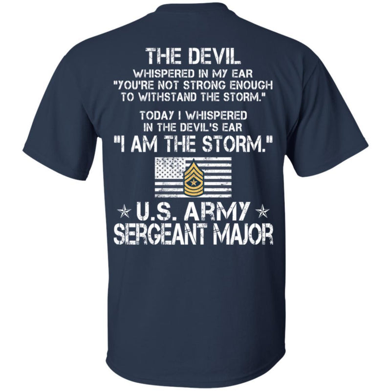I Am The Storm - Army Sergeant Major CustomCat
