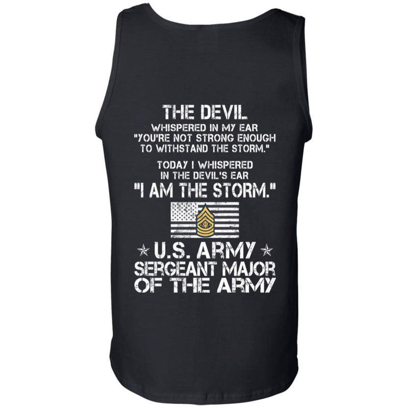 I Am The Storm - Army Sergeant Major of the Army CustomCat