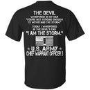 I Am The Storm - Army Warrant Officer CustomCat