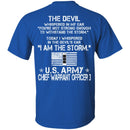 I Am The Storm - Army Warrant Officer CustomCat