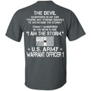 I Am The Storm - Army Warrant Officer CustomCat