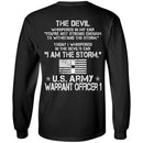 I Am The Storm - Army Warrant Officer CustomCat