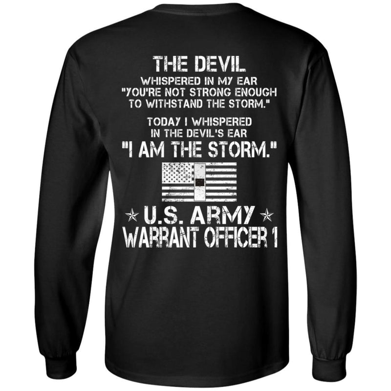 I Am The Storm - Army Warrant Officer CustomCat