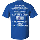I Am The Storm - US Air Force Chief Master Sergeant CustomCat