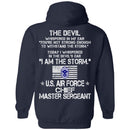 I Am The Storm - US Air Force Chief Master Sergeant CustomCat