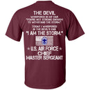 I Am The Storm - US Air Force Chief Master Sergeant CustomCat