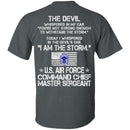 I Am The Storm - US Air Force Command Chief Master Sergeant CustomCat