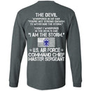 I Am The Storm - US Air Force Command Chief Master Sergeant CustomCat