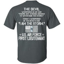 I Am The Storm - US Air Force First Lieutenant CustomCat