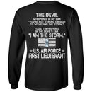 I Am The Storm - US Air Force First Lieutenant CustomCat