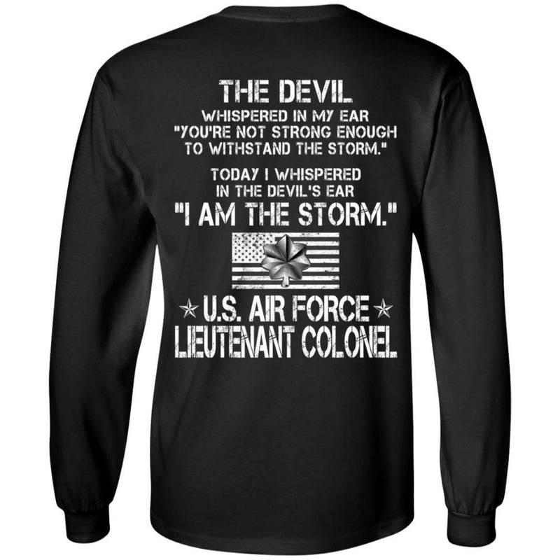 I Am The Storm - US Air Force Lieutenant Colonel CustomCat