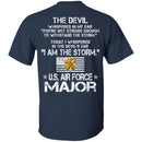 I Am The Storm - US Air Force Major CustomCat