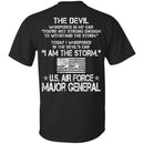 I Am The Storm - US Air Force Major General CustomCat