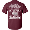I Am The Storm - US Air Force Major General CustomCat