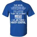 I Am The Storm - US Air Force Major General CustomCat