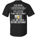 I Am The Storm - US Air Force Second Lieutenant CustomCat