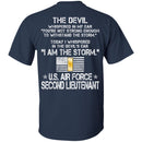 I Am The Storm - US Air Force Second Lieutenant CustomCat