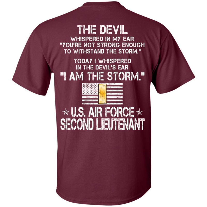 I Am The Storm - US Air Force Second Lieutenant CustomCat