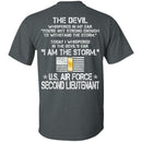 I Am The Storm - US Air Force Second Lieutenant CustomCat