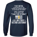 I Am The Storm - US Air Force Second Lieutenant CustomCat