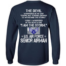 I Am The Storm - US Air Force Senior Airman CustomCat