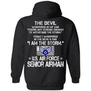 I Am The Storm - US Air Force Senior Airman CustomCat