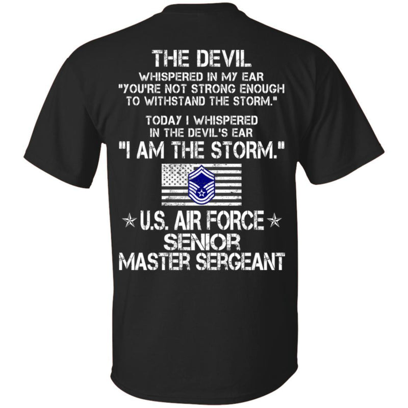 I Am The Storm - US Air Force Senior Master Sergeant CustomCat