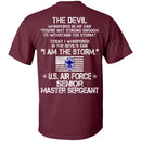 I Am The Storm - US Air Force Senior Master Sergeant CustomCat