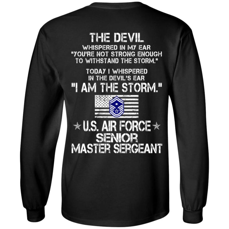 I Am The Storm - US Air Force Senior Master Sergeant CustomCat