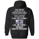 I Am The Storm - US Air Force Senior Master Sergeant CustomCat